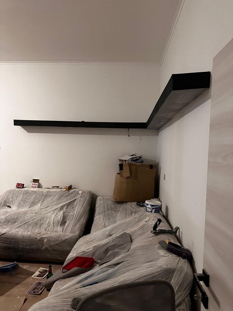 apartment renovation in progress