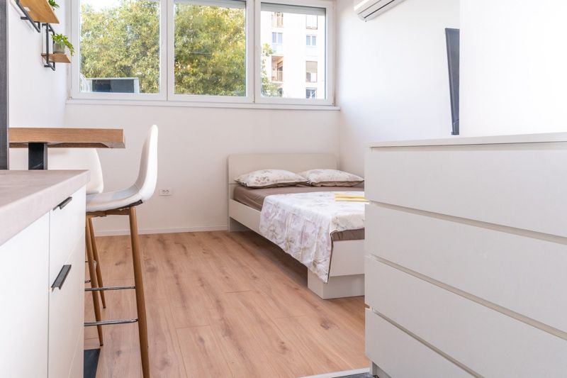 finished studio apartment